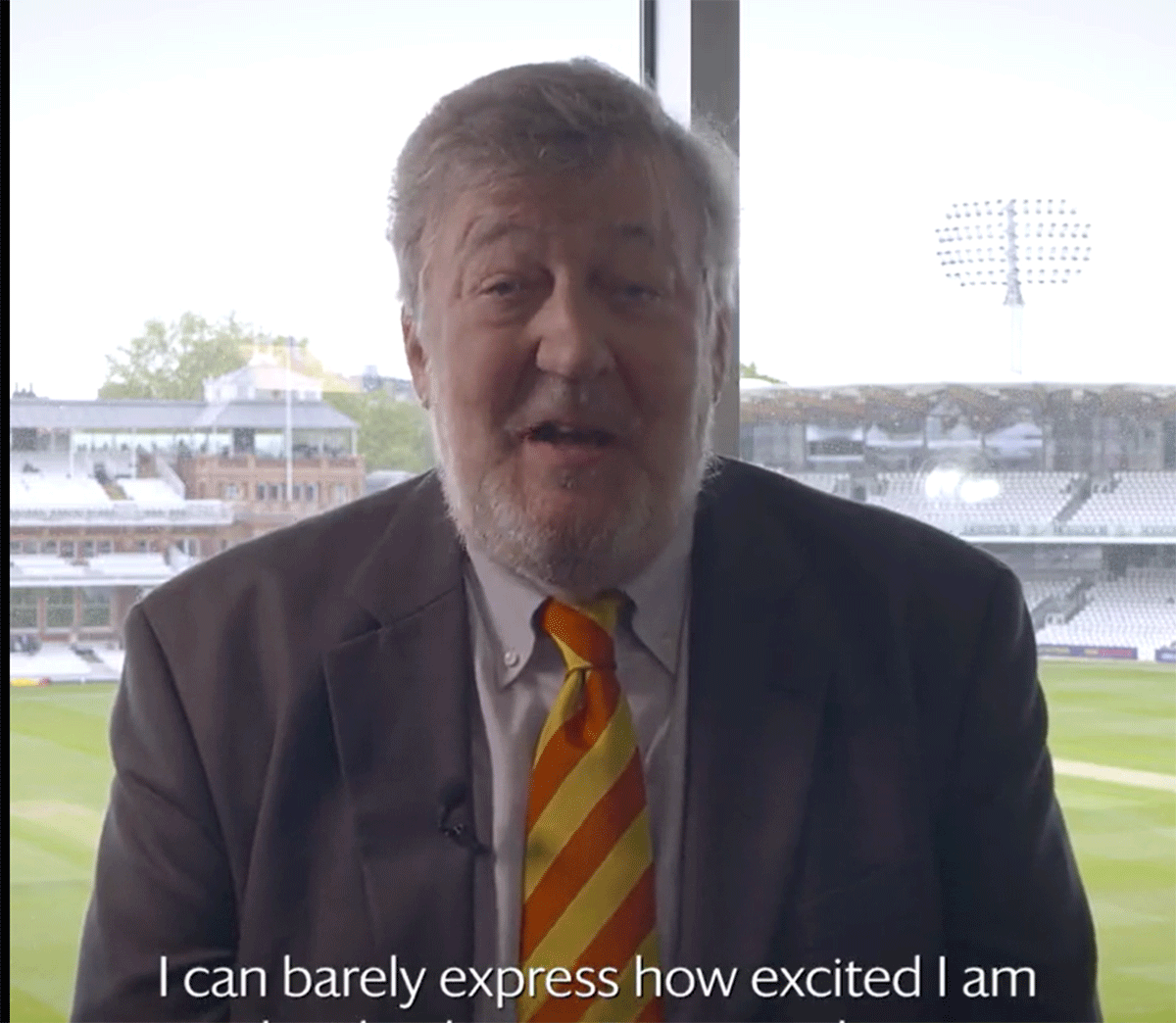 An MCC member since 2011, Stephen Fry said he was "honoured and proud" at the nomination.