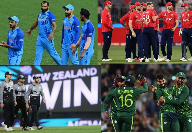 The four teams that have qualified for the semi-finals of the T20 World Cup