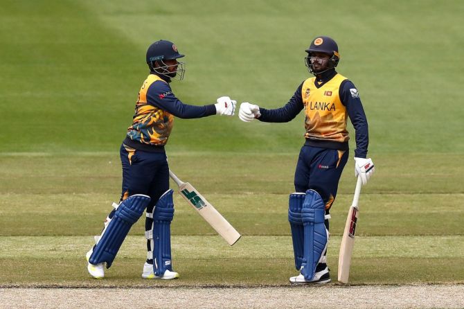 Sri Lanka seal a comprehensive win against Zimbabwe in their first #T20WorldCup warm-up match