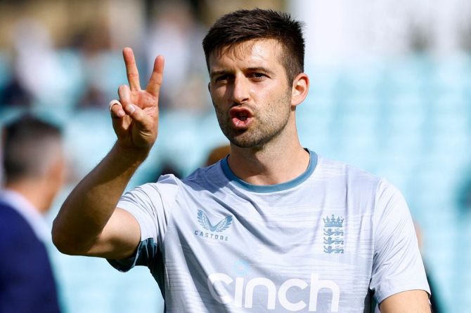 England's Mark Wood has more in his tank