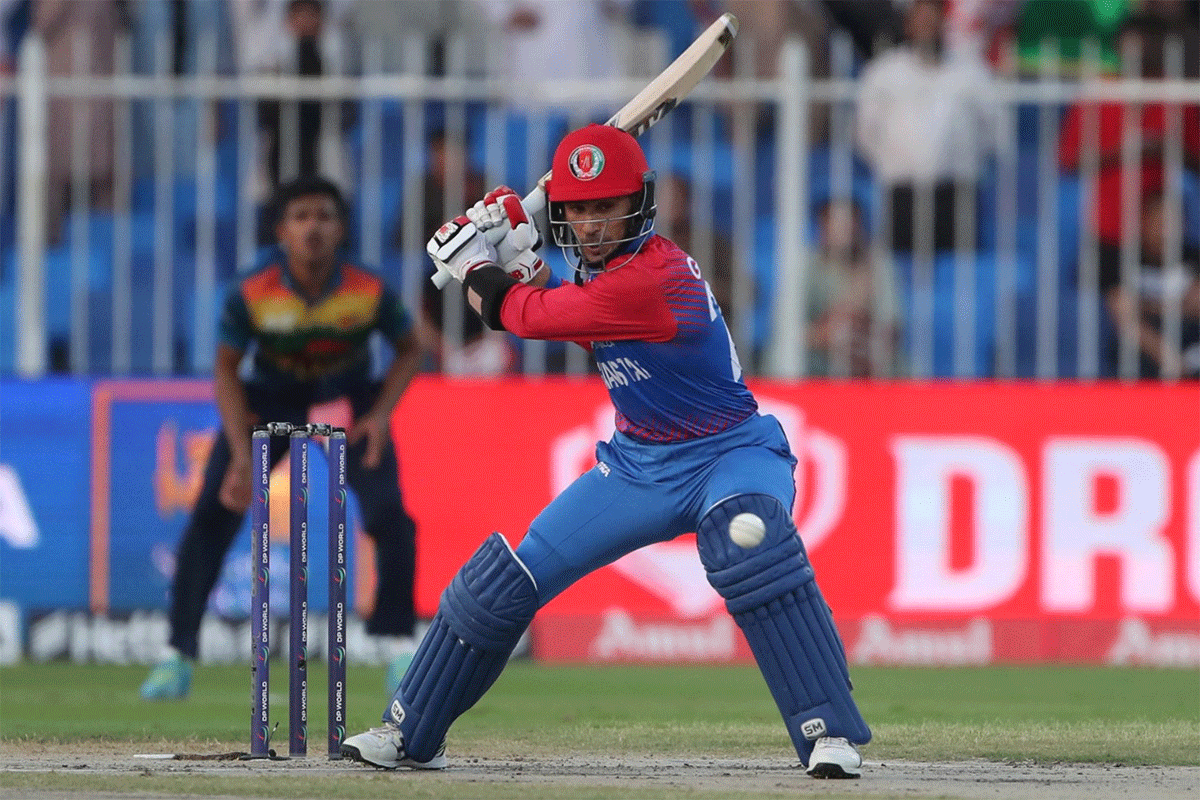 Afgahnistan opener Rahmanullah Gurbaz scored 84 off 45 balls