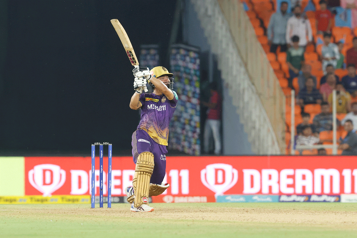 Rinku Singh scored a 21-ball 48 not out in his scintillating cameo