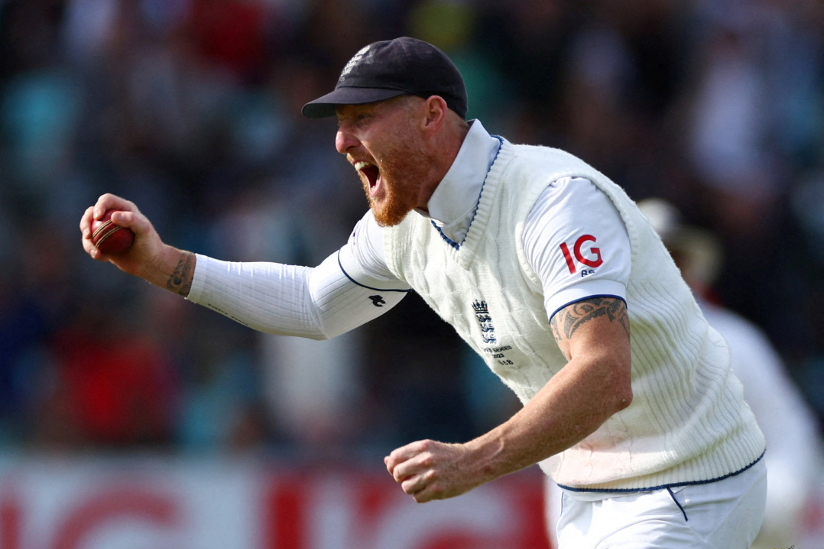 England captain Ben Stokes said he felt he'd handled the pressure well, mainly by staying positive and using his experience.