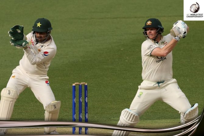 Steve Smith was batting on 43 at stumps on Day 3
