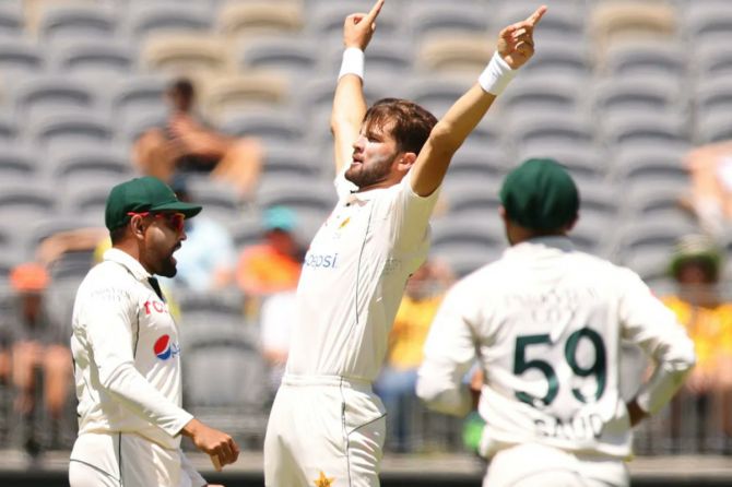 Pakistan's pace spearhead Shaheen Shah Afridi was unimpressive and managed only two wickets in the opening Test against Australia in Perth