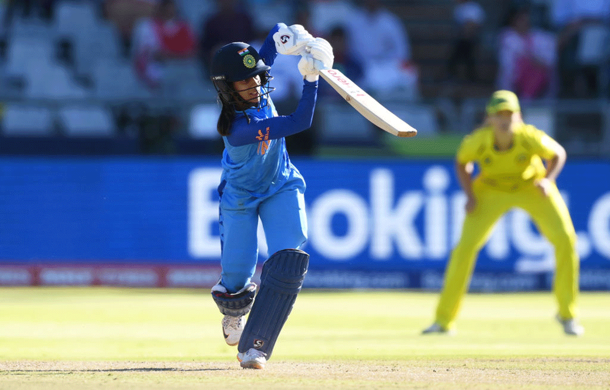 India's Jemimah Rodrigues in action during her action-packed innings of 43 off 24 balls