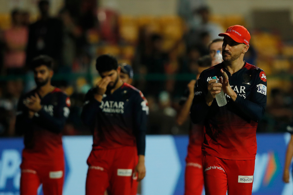 RCB captain Faf du Plessis said there were some positives 