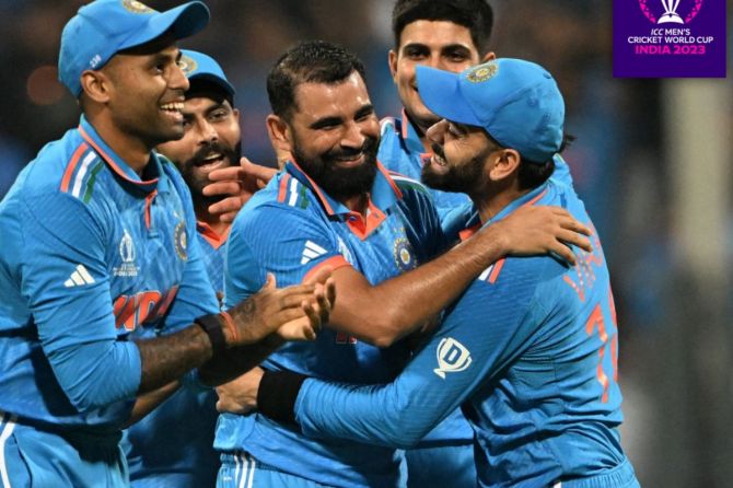 Mohammed Shami became the most successful bowler for India with 45 wickets from 14 matches in the ICC 50-over World Cup