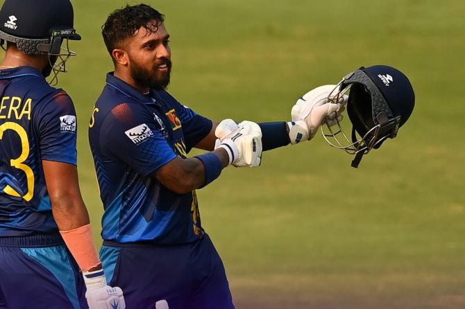 Kusal Mendis hit the fastest hundred by a Sri Lankan in World Cup history.
