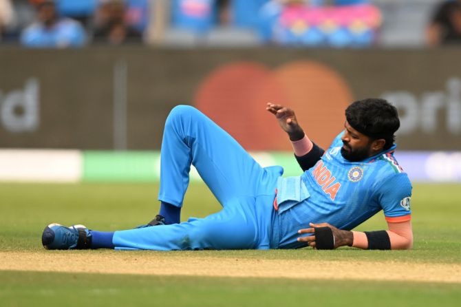 Hardik Pandya, who is now playing as the third seamer apart from being a game-changing batter at No. 6, has got his MRI scans done but the heavy strapping and the subsequent hobbling off the ground on Thursday did not paint a good picture