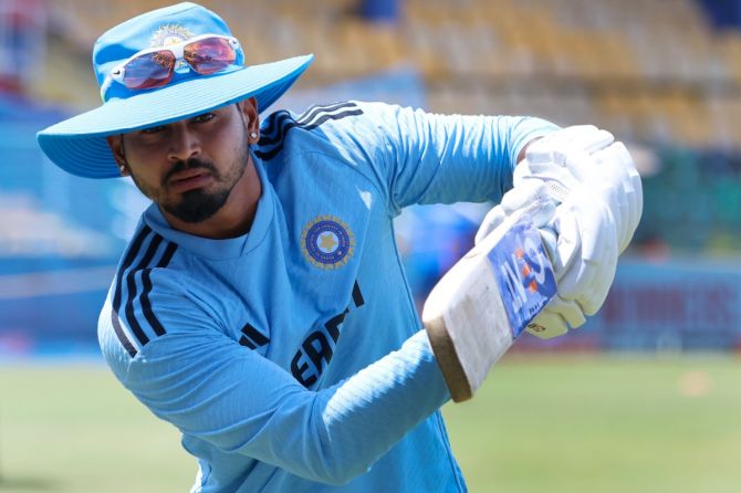 If Shreyas Iyer misses the Australia series, he would be really short on match practice with only two warm-up games before the first World Cup match against Australia in Chennai on October 8.
