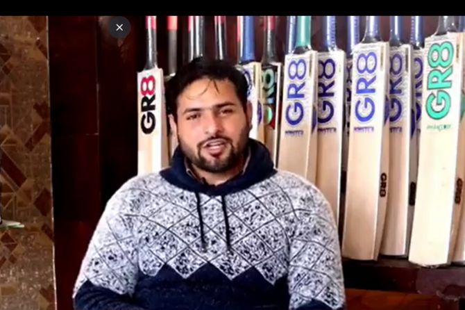 Fawzul Kabir, the spokesperson for the Cricket Bat Manufacturers' Association of Kashmir and manufacturer of the GR8 Sports brand of cricket bats, claimed that Kashmir caters to 80 per cent of the global demand for cricket bats and added that at least 17 players will be using his company's bats during this edition of the World Cup.
