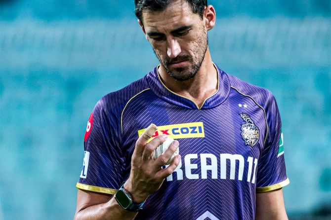 The most expensive buy in the IPL this season, Mitchell Starc has picked just two wickets from four matches