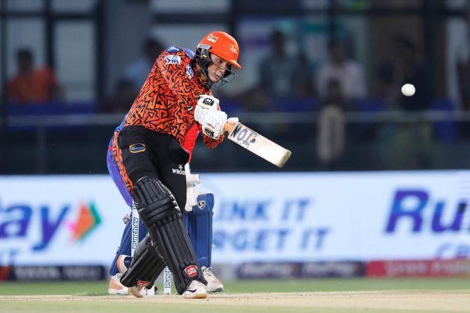 Young Abhishek Sharma has caught the eye with blistering knocks in IPL 2024. On Saturday, against Delhi Capitals, he scored a 12-ball 46 that included two fours and six sixes.
