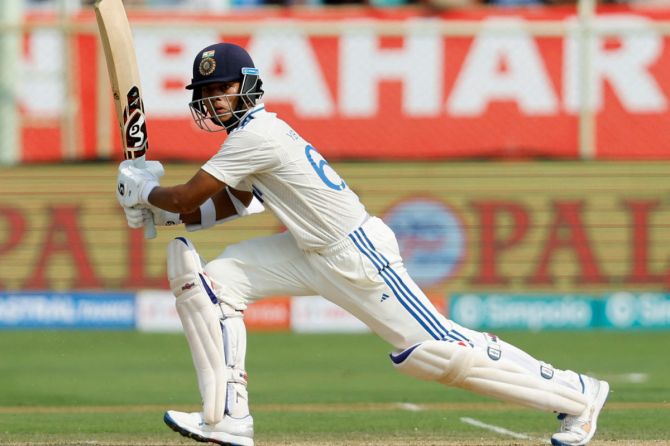 Yashasvi Jaiswal batted fluently during his unbeaten innings