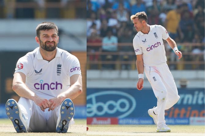 Both Mark Wood and James Anderson have played two Tests a piece in the series so far