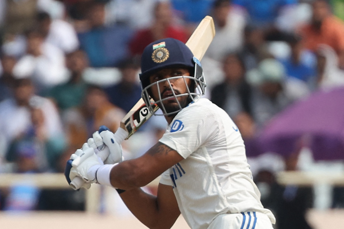 India's Dhruv Jurel batted stoically before being dismissed for 90