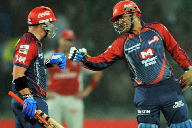 David Warner and Virender Sehwag were opening partners during the former's debut IPL season in 2009