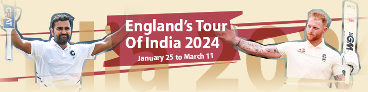 England's tour of India 2024