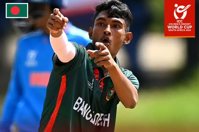 Bangladesh bowler Maruf Mrida took a five-wicket haul
