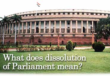 can the lok sabha be dissolved or is it permanent