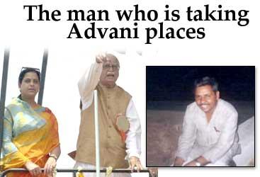 The man who is taking Advani places