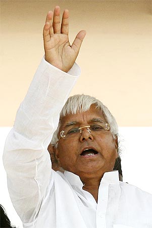 Rashtriya Janata Dal chief Lalu Prasad.