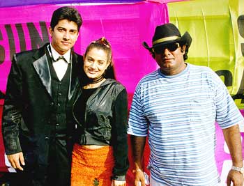 Aftab and Amisha with director Vimal Kumar