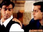 Ajay Devgan and Salman Khan in Hum Dil De Chuke Sanam