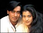 Ajay Devgan and Kajol in Ishq