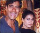 Ajay with wife Kajol