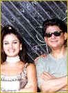 Tejaswini Kolhapure with Paanch producer, Tutu Sharma