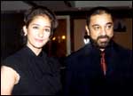 Manisha Koirala and Kamal Haasan 