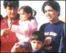 Aamir Khan with his family on location in Bhuj for Lagaan