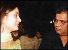 Kareena Kapoor with Yaadein director Subhash Ghai 