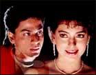 Shah Rukh Khan and Juhi Chawla in Darr