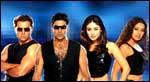 Bobby, Akshay, Kareena and Bipasha in Ajnabee