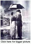 Raj Kapoor and Nargis in Shree 420