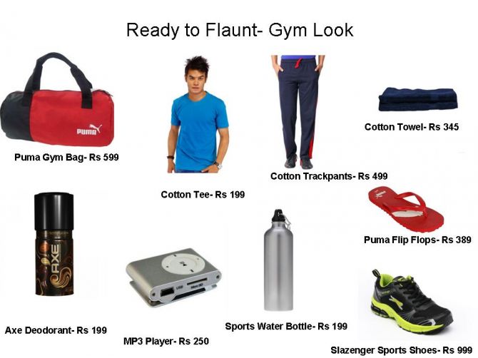 Ready to flaunt- Gym Look