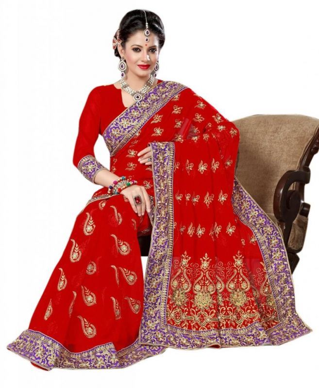embroidered sarees 