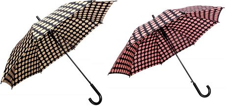 Polka Dotted Umbrellas