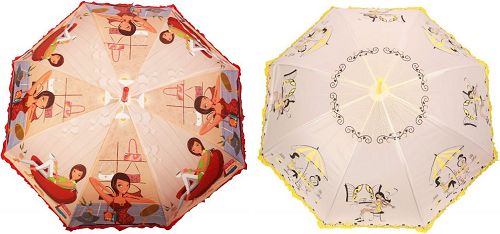 Fashionable printed umbrellas
