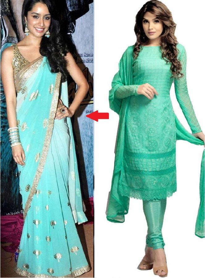 Shraddha Kapoor Wearing the Pastels Color