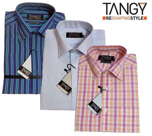 Tangy Pack Of 3 Slim Fit Full Shirts