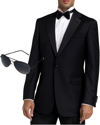 Suit Length with Sunglasses Combo