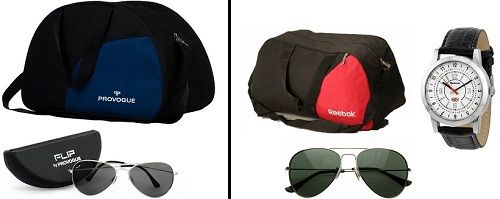 Duffle Bag & Sunglasses Combo