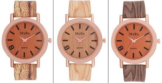 Wooden Finish Watches