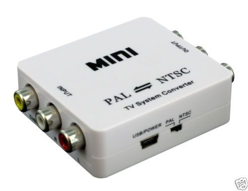 PAL To NTSC Or NTSC To PAL Mutual TV Video System Converter Adapter