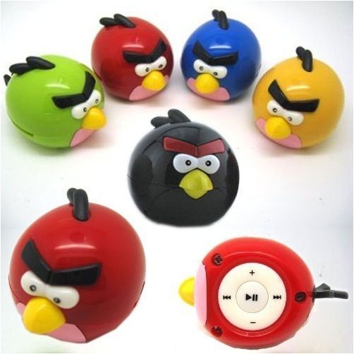 Use As A Pendrive Card Read Support 8GB Designer Angry Birds MP3 WMA Player