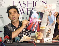 Suneet Varma displays the offending picture